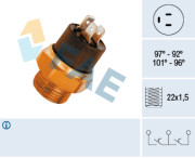 37860 FAE teplotný spínač ventilátora chladenia 37860 FAE