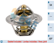5204783 Termostat, chladivo FAE