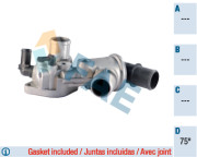 5340375 Termostat, chladivo FAE