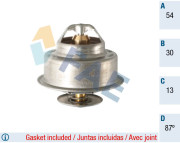 5346087 Termostat, chladivo FAE