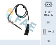 68074 Cidlo, teplota vyfukovych plynu FAE