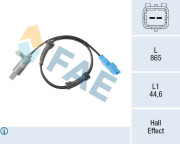 78161 FAE snímač počtu otáčok kolesa 78161 FAE