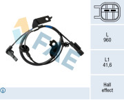 78205 Snímač, počet otáček kol FAE