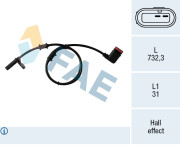 78290 Snímač, počet otáček kol FAE