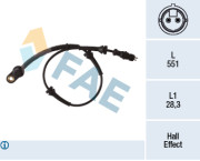 78297 FAE snímač počtu otáčok kolesa 78297 FAE