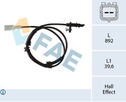 78321 FAE snímač počtu otáčok kolesa 78321 FAE