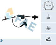 78461 FAE snímač počtu otáčok kolesa 78461 FAE