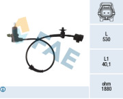 78480 Snímač, počet otáček kol FAE