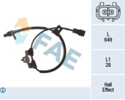 78496 Snímač, počet otáček kol FAE