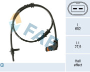 78541 FAE snímač počtu otáčok kolesa 78541 FAE