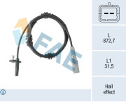 78552 FAE snímač počtu otáčok kolesa 78552 FAE