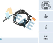 78594 FAE snímač počtu otáčok kolesa 78594 FAE