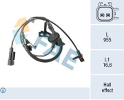 78596 Snímač, počet otáček kol FAE