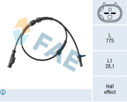 78609 FAE snímač počtu otáčok kolesa 78609 FAE