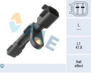 78610 Snímač, počet otáček kol FAE
