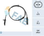 78625 Snímač, počet otáček kol FAE