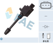 80435 FAE zapaľovacia cievka 80435 FAE