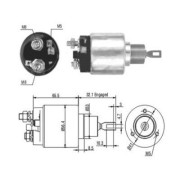 46003 Elektromagnetický spínač, startér MEAT & DORIA