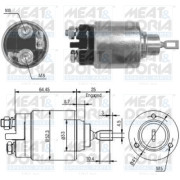 46006 Elektromagnetický spínač, startér MEAT & DORIA