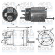 46018 Elektromagnetický spínač, startér MEAT & DORIA