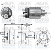 46040 Elektromagnetický spínač, startér MEAT & DORIA