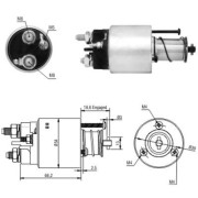 46054 Elektromagnetický spínač, startér MEAT & DORIA