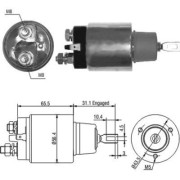 46066 Elektromagnetický spínač, startér MEAT & DORIA