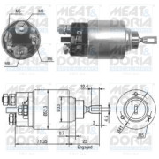 46075 Elektromagnetický spínač, startér MEAT & DORIA