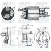 46078 MEAT & DORIA elektromagnetický spínač pre żtartér 46078 MEAT & DORIA