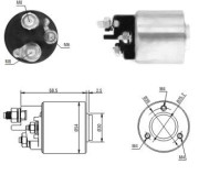 46113 Elektromagnetický spínač, startér MEAT & DORIA