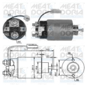 46114 Elektromagnetický spínač, startér MEAT & DORIA