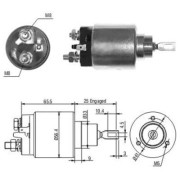 46115 Elektromagnetický spínač, startér MEAT & DORIA