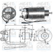 46127 Elektromagnetický spínač, startér MEAT & DORIA