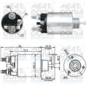 46133 Elektromagnetický spínač, startér MEAT & DORIA