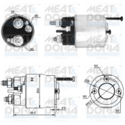 46147 Elektromagnetický spínač, startér MEAT & DORIA