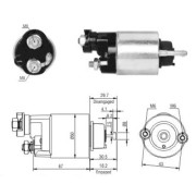 46149 Elektromagnetický spínač, startér MEAT & DORIA