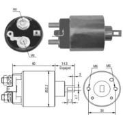 46174 Elektromagnetický spínač, startér MEAT & DORIA