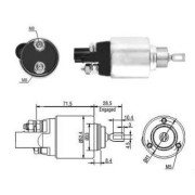 46181 Elektromagnetický spínač, startér MEAT & DORIA