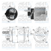 46224 MEAT & DORIA elektromagnetický spínač pre żtartér 46224 MEAT & DORIA