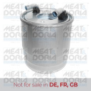 4989 MEAT & DORIA palivový filter 4989 MEAT & DORIA