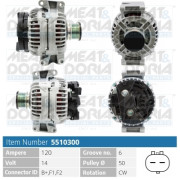 5510300 generátor MEAT & DORIA