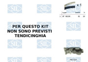 K1PA1537 Vodní pumpa + sada ozubeného řemene Saleri SIL