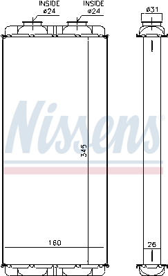 ME6352 Výměník tepla, vnitřní vytápění AVA QUALITY COOLING