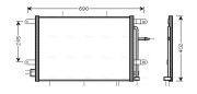 AI5239 Kondenzátor, klimatizace AVA QUALITY COOLING