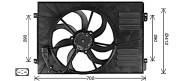 AI7523 Větrák, chlazení motoru AVA QUALITY COOLING