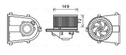 AI8378 Elektromotor, vnitřní ventilátor AVA QUALITY COOLING