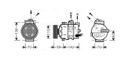 AIAK349 Kompresor, klimatizace AVA QUALITY COOLING