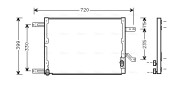 AL5080 Kondenzátor, klimatizace AVA QUALITY COOLING