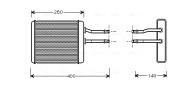 AL6072 Výměník tepla, vnitřní vytápění AVA QUALITY COOLING