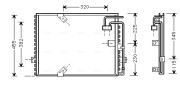 BW5187 Kondenzátor, klimatizace AVA QUALITY COOLING